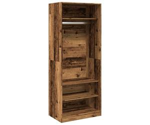 vidaXL Garde-Robe Vieux Bois 80x50x200 cm Bois d'ingénierie