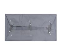 vidaXL Garniture de chariot de jardin gris foncé 81x41x21 cm Tissu