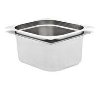 vidaXL Gastronormbakken 2 st GN 1/2 150 mm roestvrij staal50889 Argent G