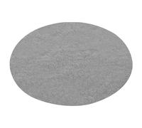 Vidaxl Gazon Artificiel Avec Picots Dia.130 Cm Gris Rond