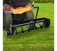 vidaXL Aérateur de pelouse pour tondeuse autoportée 102 cm