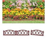 vidaXL Gazonranden 17 st 10 m polypropeen rood318296 G