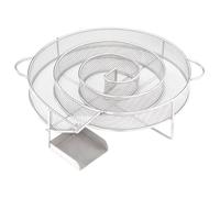 vidaXL Générateur de fumée froide rond 19,5 cm acier inoxydable