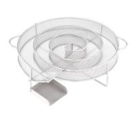 vidaXL Générateur de fumée froide rond 19,5 cm acier inoxydable