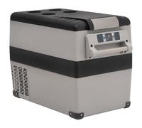 Vidaxl Glacière Avec Poignée Noir Et Gris 55 L Pp Et Pe