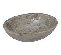 Gootsteen 53x40x15 cm marmer grijs149173