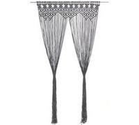 Rideau en Macramé 140x240 cm Coton Porte Fenêtre Séparateur de Pièce vidaXL