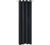 vidaXL Rideau occultant avec ¿illets métalliques 270 x 245 cm Noir