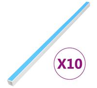 vidaXL Goulotte de câble auto-adhésive 30x15 mm 10 m PVC