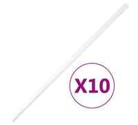 vidaXL Goulottes de câble avec pinces Ø25 mm 10 m PVC