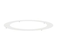 vidaXL Grand planteur en métal Blanc Blanc Métal Grand Léger Moderne
