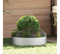 vidaXL Grands Pots en Métal Galvanisé Métal Grand Décoratifs Ronds