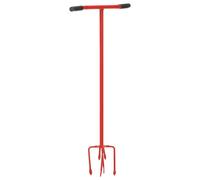 Griffe de jardin - vidaXL - Rouge - Acier durable - Poignée ergonomique - 97 cm de longueur