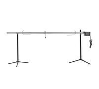 vidaXL Gril de barbecue automatique en inox 207x45x81 cm