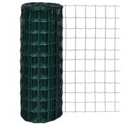 vidaXL Grillage 10x1,0 m avec Mailles Clôture Portail Barrière Bordure Jardin 140573