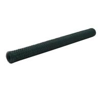 vidaXL Grillage Acier 25x1,5m Épaisseur 0,7mm Hexagonal Vert Clôture de Jardin
