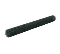 vidaXL Grillage en acier revêtu de PVC 10 x 1,5 m Vert