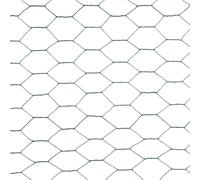 vidaXL Grillage Acier avec revêtement en PVC 25x1,2 m Vert