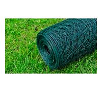 vidaXL Grillage Acier galvanisé et revêtement en PVC 25x0,75 m Vert