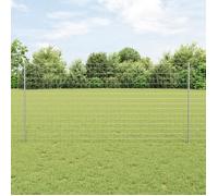 Vidaxl Set De Clôture De Jardin Ensemble De 2 Acier Galvanisé 10 X 1,2 M