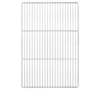 vidaXL Grille de Barbecue Argent 60 x 40 cm Acier Inoxydable, Grille rectangulaire pour Jardin et terrasse, Accessoire de Barbecue, conçu pour résister à la Chaleur