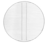 vidaXL Grille de Barbecue Argent 60 x 60 cm Acier Inoxydable, Grill Rond Moderne, INOX, pour Jardin et terrasse, équipement de Cuisson, résistant à la Chaleur