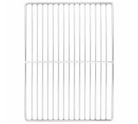 vidaXL Grille de Barbecue Argenté 40 x 30 cm Acier Inoxydable, Gril Rectangulaire en Acier Inoxydable, Accessoire Moderne pour Jardins et Terrasses, Nettoyage Facile