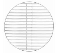 vidaXL Grille de Barbecue Argent 60 x 60 cm Acier Inoxydable, Grill Rond Moderne, INOX, pour Jardin et terrasse, équipement de Cuisson, résistant à la Chaleur