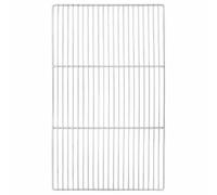 vidaXL Grille de Barbecue Argenté 67 x 40 cm Acier Inoxydable, Gril Rectangulaire en Acier Inoxydable, Accessoire Moderne pour Jardins et Terrasses, Nettoyage Facile