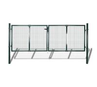 vidaXL Grille de clôture de jardin en maille 306 x 75 cm