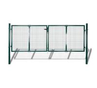 vidaXL Grille de portail/clôture/mur en filet 300x75 cm 140921 Vert