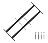 vidaXL Grille de sécurité pour fenêtres avec 2 Barres transversales