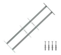 vidaXL Grille de sécurité pour fenêtres avec 2 barres transversales
