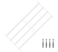 vidaXL Grille de sécurité pour fenêtres avec 4 barres croisées 3 pcs