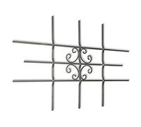 vidaXL Grille de sécurité pour fenêtre 69 x 114 cm – Acier galvanisé, installation facile