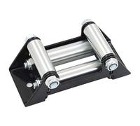 vidaXL Guide-câble à 4 Voies Guide à Rouleaux pour Treuils Robuste Résistant 4 Rouleaux de Guidage Support de Treuil Acier 3500-4500 lbs