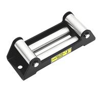 vidaXL Guide-câble à 4 Voies Guide à Rouleaux pour Treuils Robuste Résistant 4 Rouleaux de Guidage Support de Treuil Acier 5000-6000 lbs