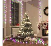 vidaXL Guirlande à LED Compacte avec 1000 LED Décoration de Noël Ornement de Vacances Décoration de Fête Intérieur 343263 Multicolore G