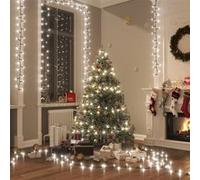 vidaXL Guirlande à LED compacte avec 3000 LED Blanc froid 65 m PVC