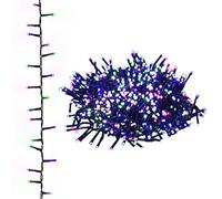 vidaXL Guirlande à LED Compacte avec 400 LED Décoration de Noël Ornement de Vacances Décoration de Fête Intérieur Multicolore Pastel 13 m PVC