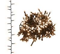 vidaXL Guirlande à LED Compacte avec 400 LED Décoration de Noël Ornement de Vacances Décoration de Fête Intérieur Blanc Chaud 13 m PVC