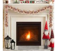 Guirlande de Boules de Noël Polystyrène Décor saisonnier Traditionnelle vidaXL v