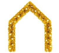vidaXL Guirlande de Noël avec LED 5 m Or