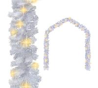 vidaXL Guirlande de Noël avec lumières LED 20 m Blanc