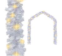 vidaXL Guirlande de Noël avec lumières LED 5 m Blanc 284311