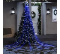 vidaXL Guirlande de Sapin de Noël 320 LED, Guirlande Lumineuse d'Arbre avec 8 Modes, Décoration de Fenêtre de Fête Mariage, 356925