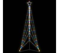 vidaXL Sapin de Noël à LED 525 LED colorées 302 cm, lumière de Noël, lumière de Noël LED, lumière de Noël extérieure, lumière de Jardin de Noël