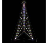 vidaXL Guirlande de sapin de Noël 615 LED colorées 404,5 cm