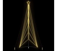 vidaXL Guirlande de sapin de Noël 861 LED blanc chaud 478 cm