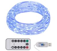 vidaXL Guirlande lumineuse 150 LED décorative pour extérieur et Noël Bleu 15 m